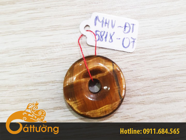 Mặt Đồng Điếu Mắt Hổ Vàng MHV_DT 5818_07