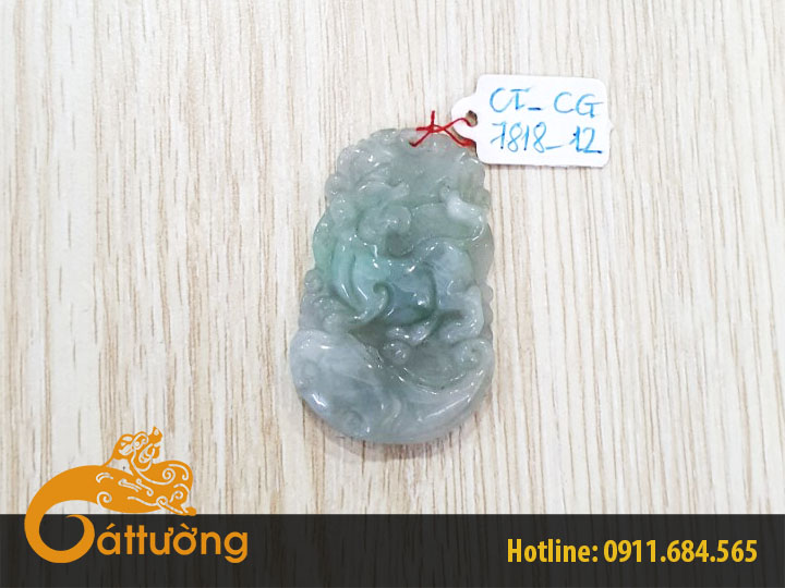 Mặt Dây Chuyền 12 Con Giáp Đá Cẩm Thạch CT_CG 7818_12