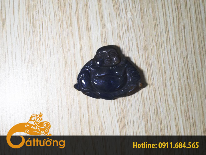 Mặt Dây Chuyền Di Lạc Đá Sapphire