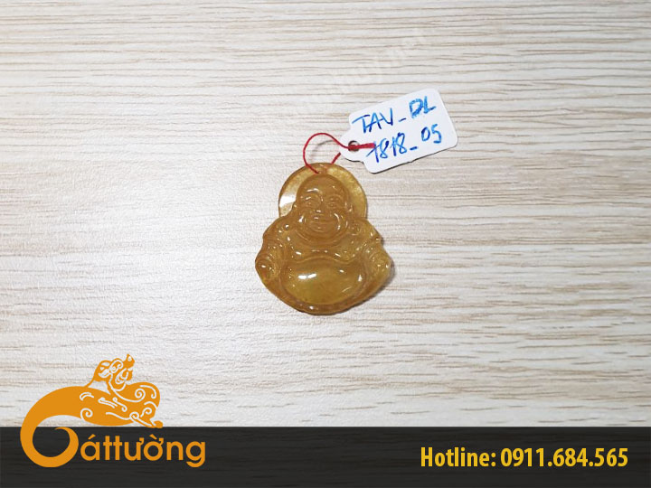 Mặt Phật Di Lặc Thạch Anh Vàng TAV_DL 7818_05